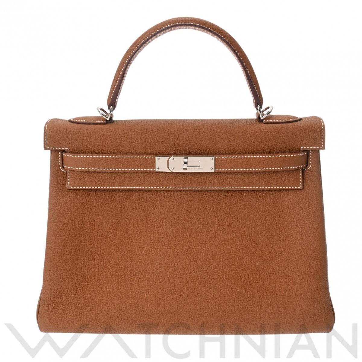 エルメス ケリー 32 内縫い 2WAY ゴールド/パラジウム金具 トゴ レディース バッグ 【中古】【bag】