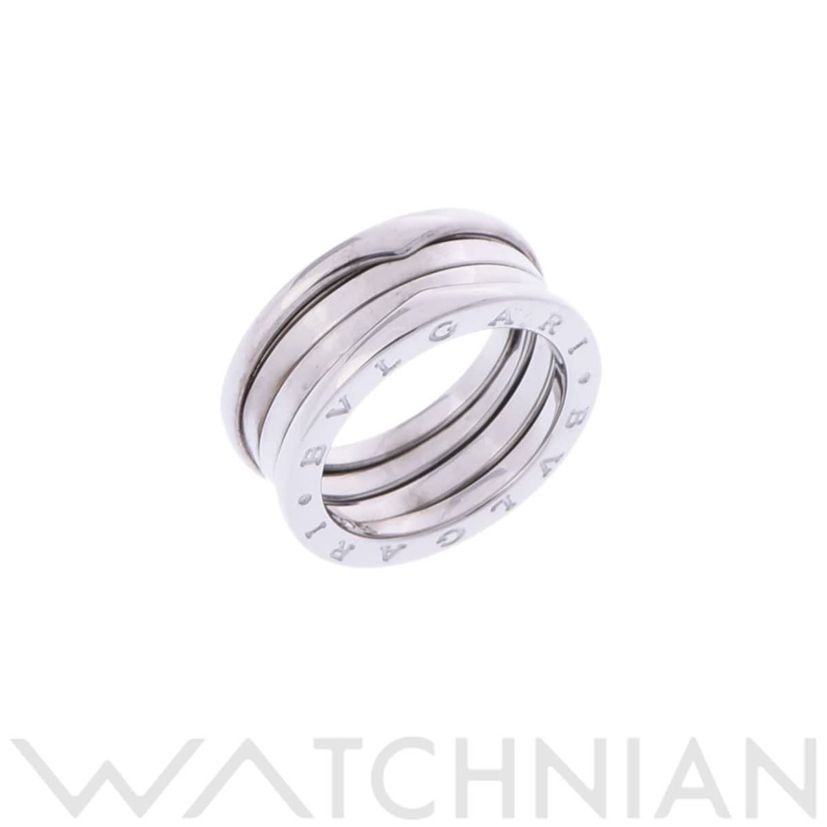 ブルガリ B.ZERO1 リング #51 シルバー K18ホワイトゴールド WG レディース ジュエリー 【中古】【jewelry】