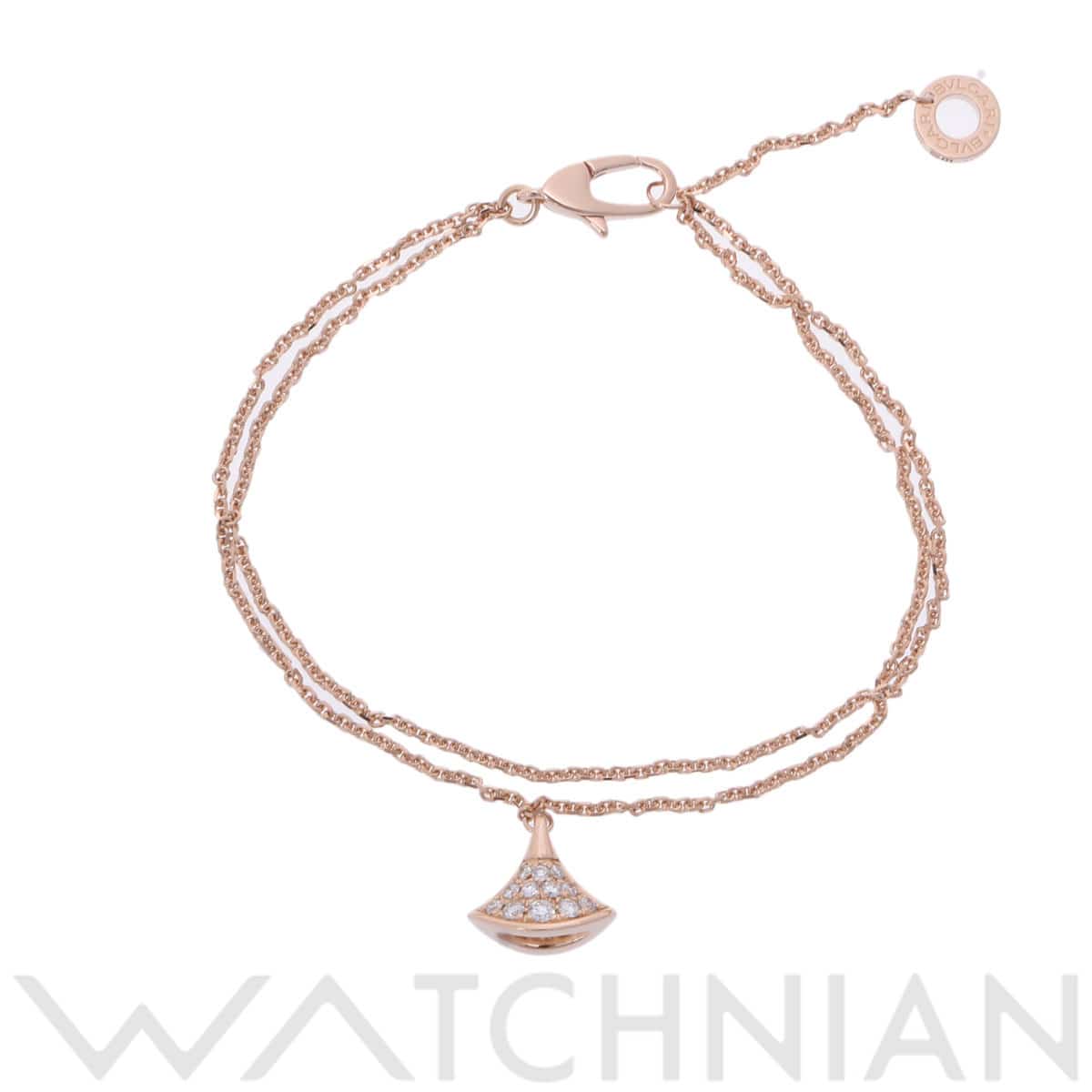 ブルガリ ディーヴァードリーム ブレスレット SM ゴールド K18ピンクゴールド PG レディース ジュエリー 【中古】【jewelry】