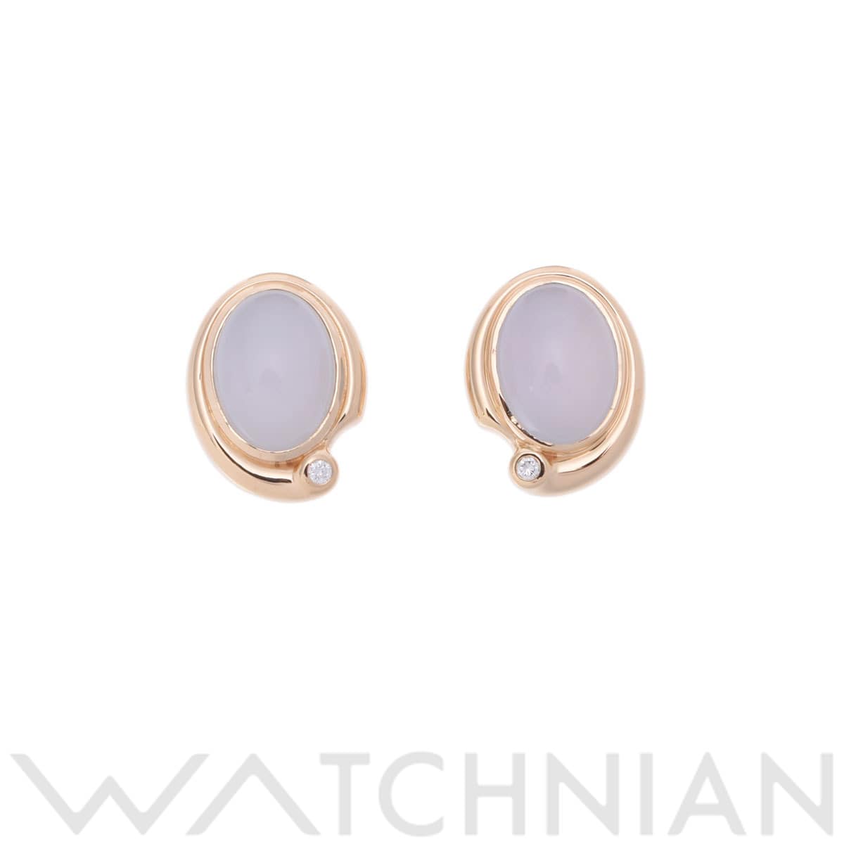タサキ カルセドニー イヤリング ゴールド K18イエローゴールド YG レディース ジュエリー 【中古】【jewelry】