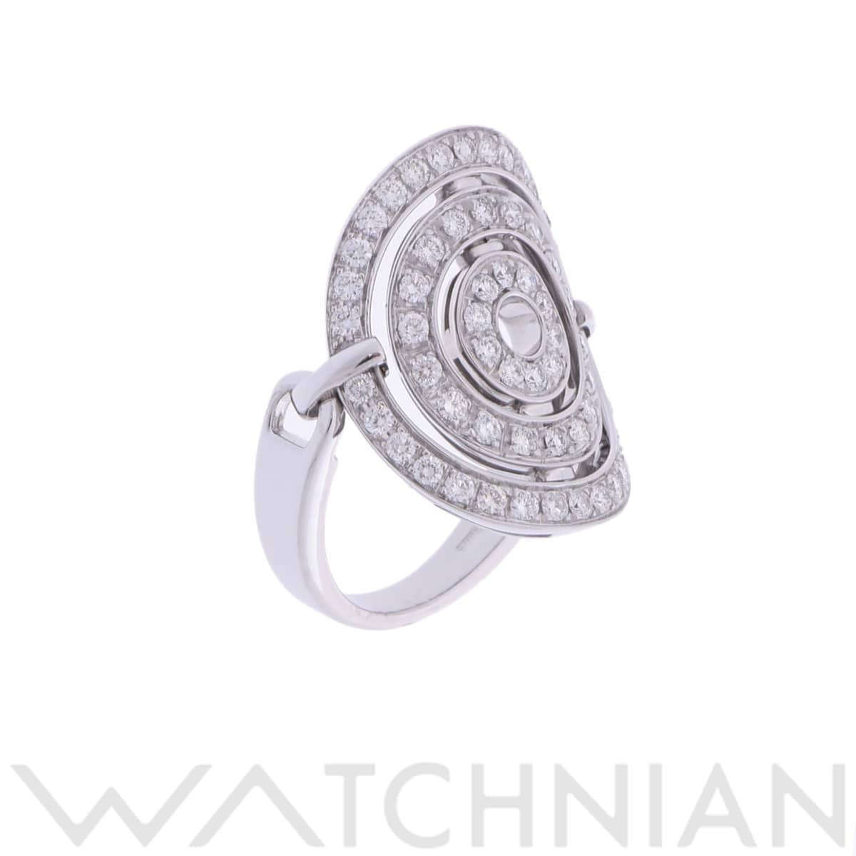 ブルガリ アストラーレ チェルキ リング シルバー 336603 K18ホワイトゴールド WG レディース ジュエリー 【中古】【jewelry】