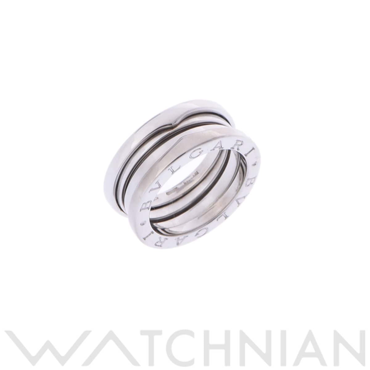 ブルガリ B.ZERO1 リング #50 シルバー K18ホワイトゴールド WG レディース ジュエリー 【中古】【jewelry】