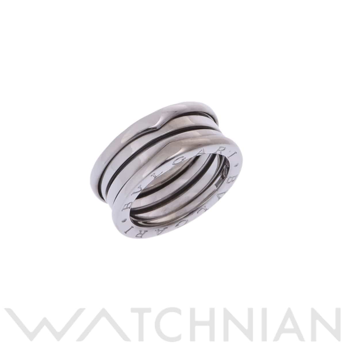ブルガリ B.ZERO1 リング #52 シルバー K18ホワイトゴールド WG レディース ジュエリー 【中古】【jewelry】