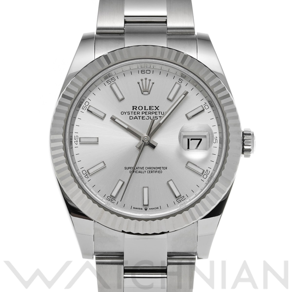 ロレックス デイトジャスト 41 126334 シルバー メンズ 時計 【中古】【wristwatch】