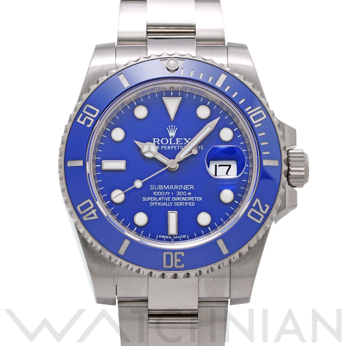 ロレックス サブマリーナ デイト 116619LB ブルー メンズ 時計 【中古】【wristwatch】