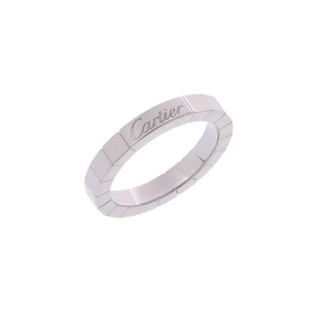 カルティエ ラニエールリング #50 シルバー K18ホワイトゴールド WG レディース ジュエリー 【中古】【jewelry】