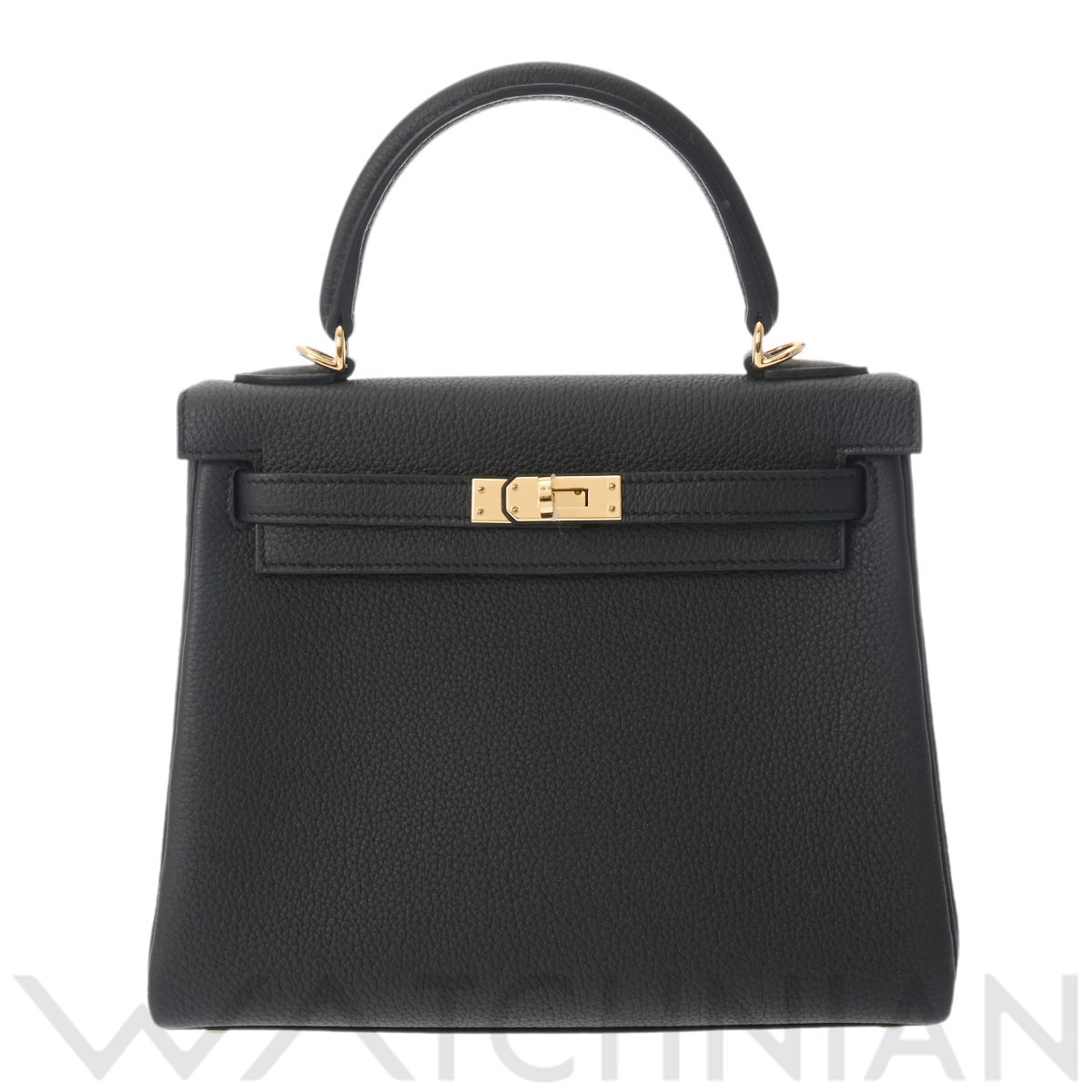 エルメス ケリー 25 内縫い 2WAY ブラック/ゴールド金具 トゴ レディース バッグ 【新品】【bag】