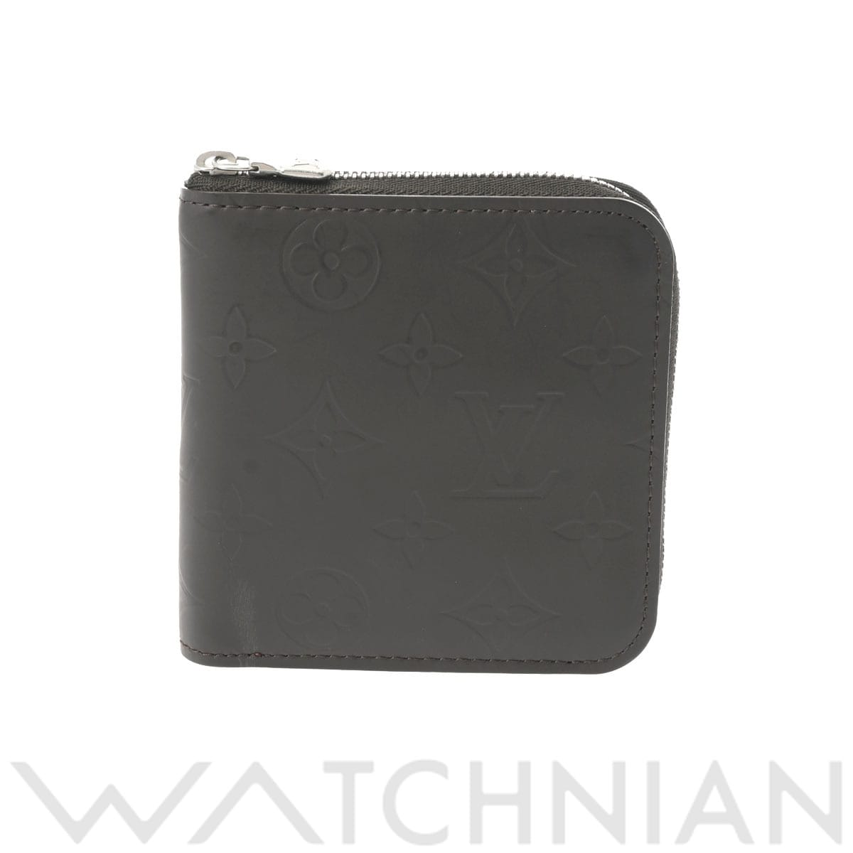 ルイ ヴィトン モノグラムグラセ ポルトビエモネジップ カフェ M66510 レザー ユニセックス 財布 【中古】【purse】