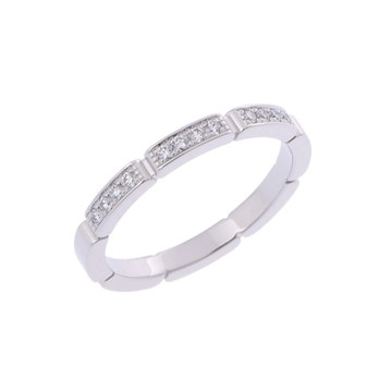 カルティエ マイヨンパンテールリング #58 シルバー K18ホワイトゴールド WG レディース ジュエリー 【中古】【jewelry】