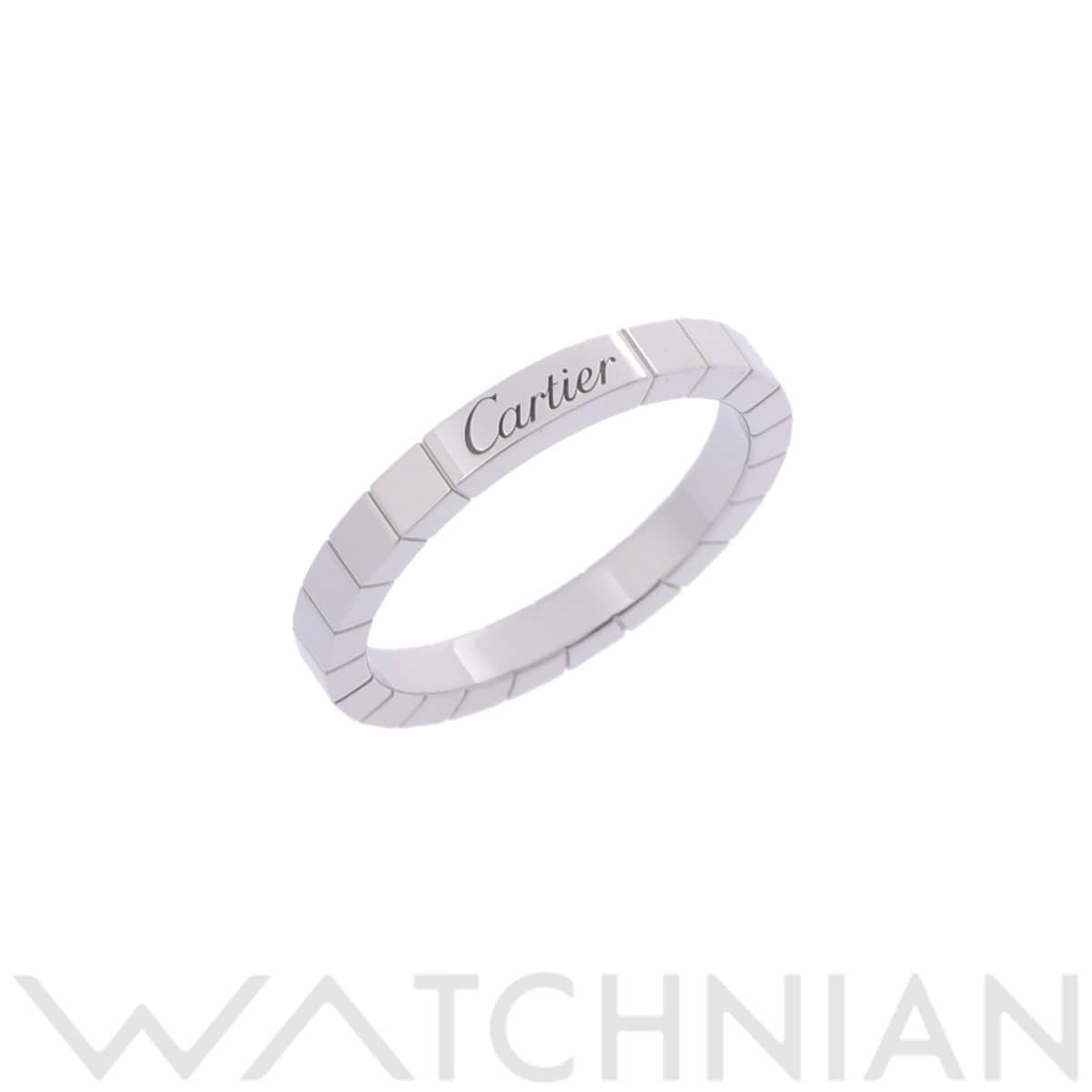 カルティエ ラニエール リング #61 シルバー Pt950プラチナ レディース ジュエリー 【中古】【jewelry】
