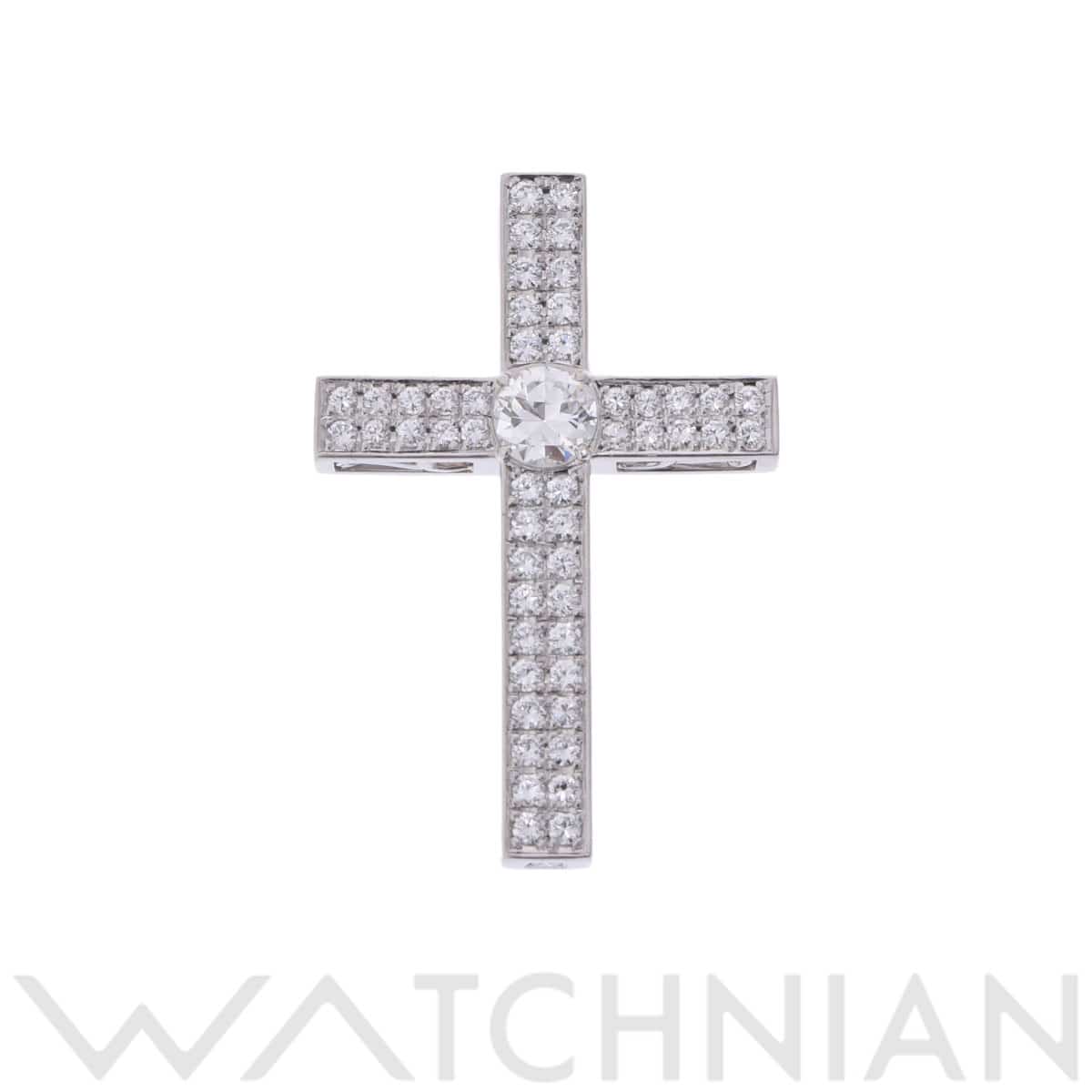 ノーブランド クロス ペンダントトップ シルバー Pt900プラチナ レディース ジュエリー 【中古】【jewelry】