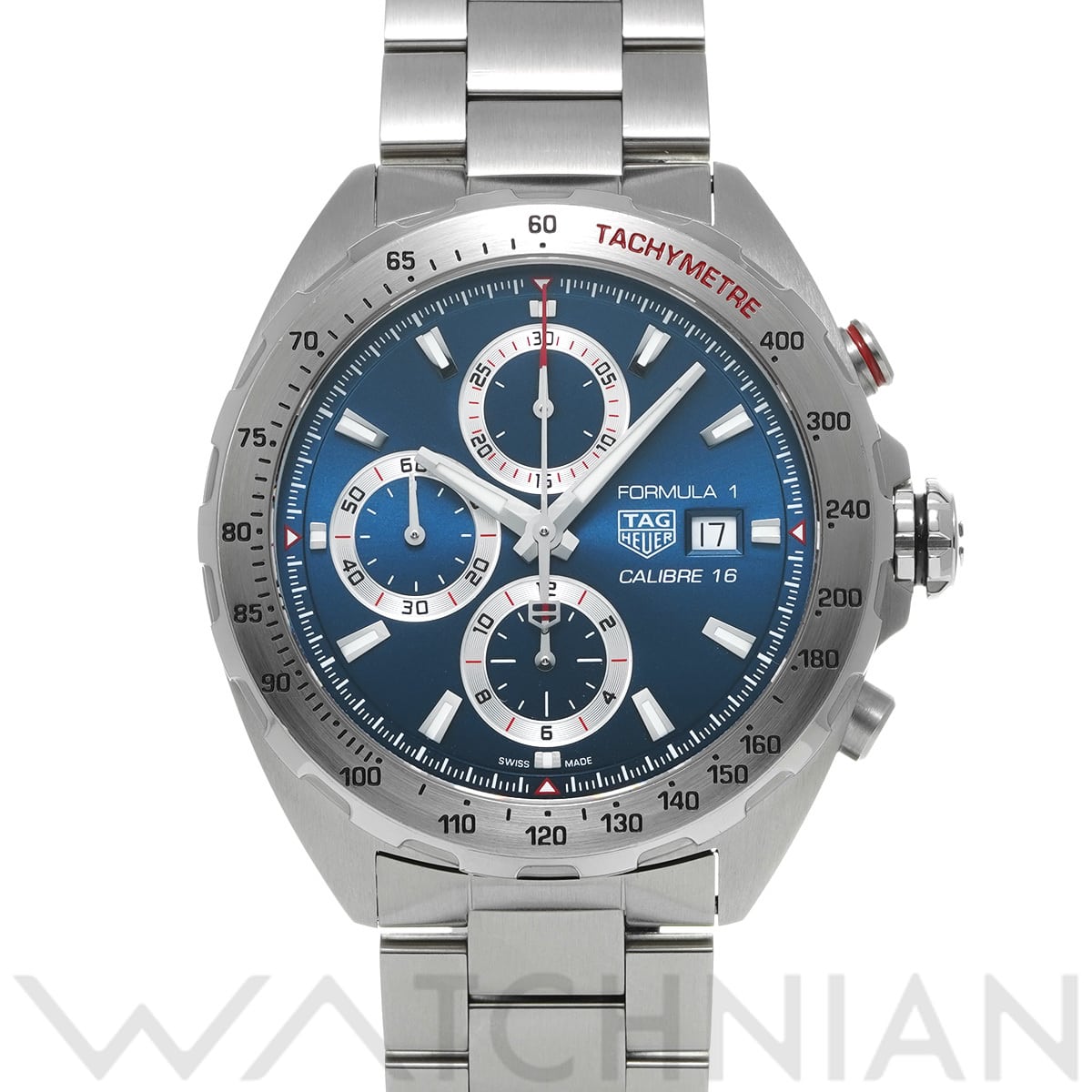 タグ ホイヤー フォーミュラ1 キャリバー16 クロノグラフ CAZ2015.BA0876 ブルー メンズ 時計 【中古】【wristwatch】