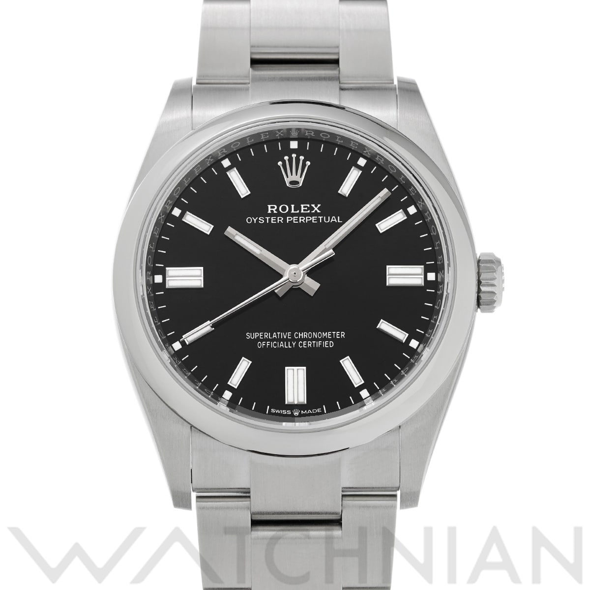 ロレックス オイスターパーペチュアル 36 126000 ブライトブラック メンズ 時計 【中古】【wristwatch】
