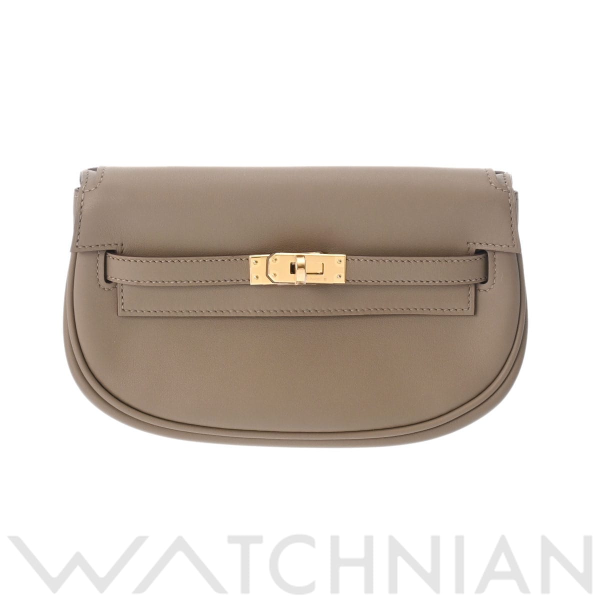 エルメス ケリー ムーブ エトゥープ/ゴールド金具 ヴォースイフト レディース バッグ 【新品】【bag】
