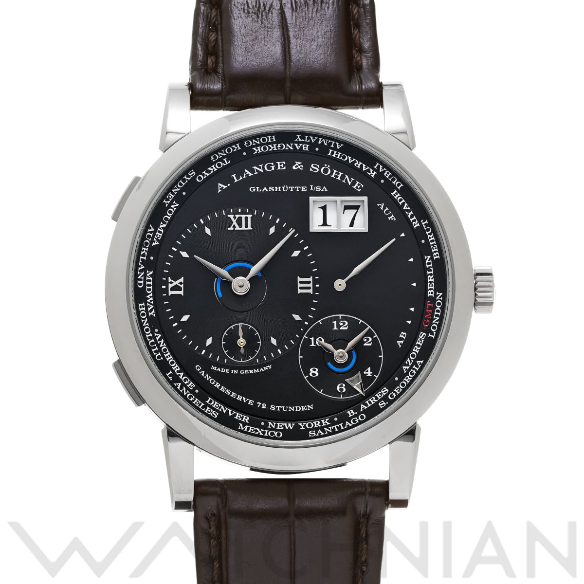 ランゲ&ゾーネ ランゲ1 タイムゾーン 136.029 ブラック メンズ 時計 【中古】【wristwatch】