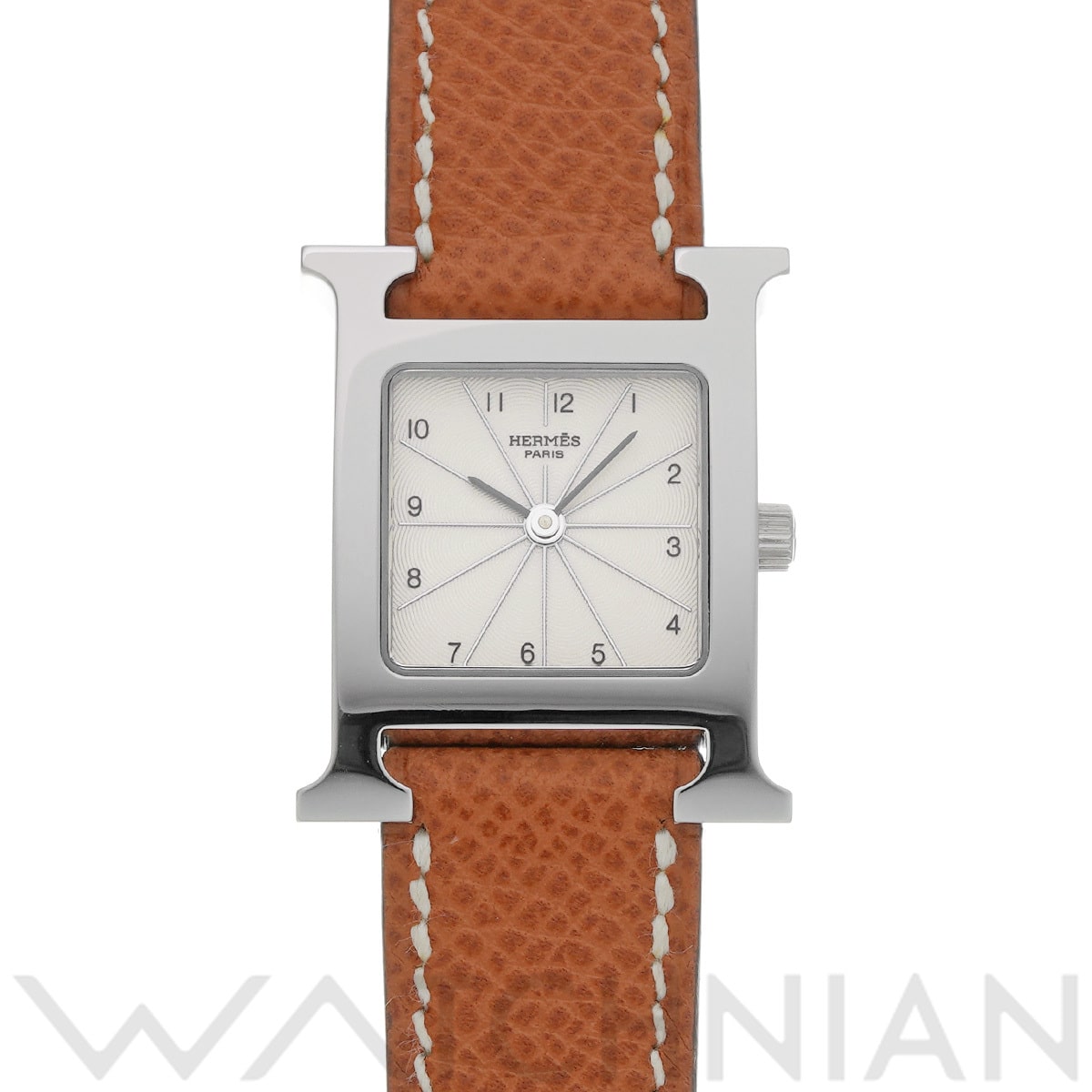 エルメス Hウォッチ HH1.210 アイボリー レディース 時計 【中古】【wristwatch】