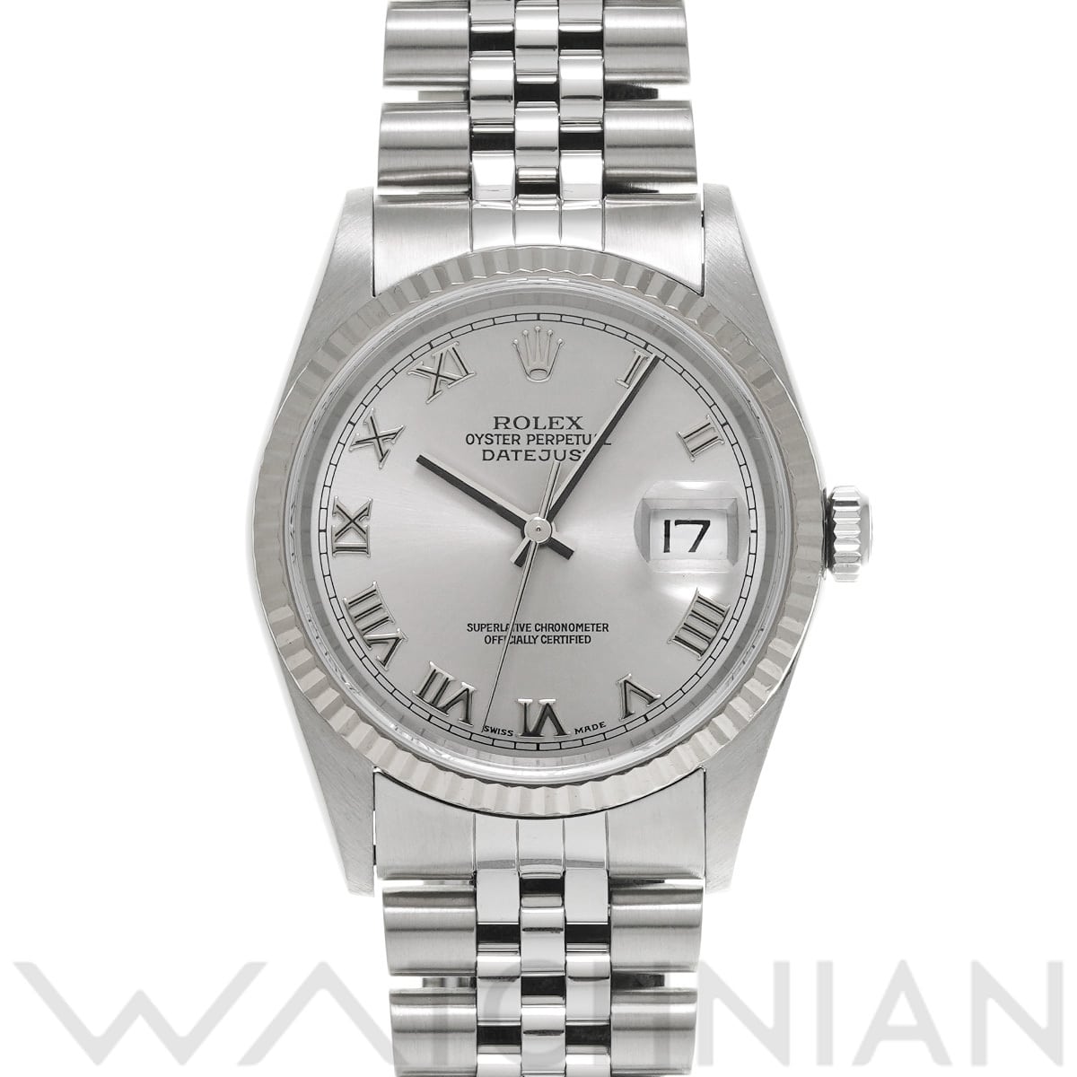 ロレックス デイトジャスト 16234 シルバー メンズ 時計 【中古】【wristwatch】