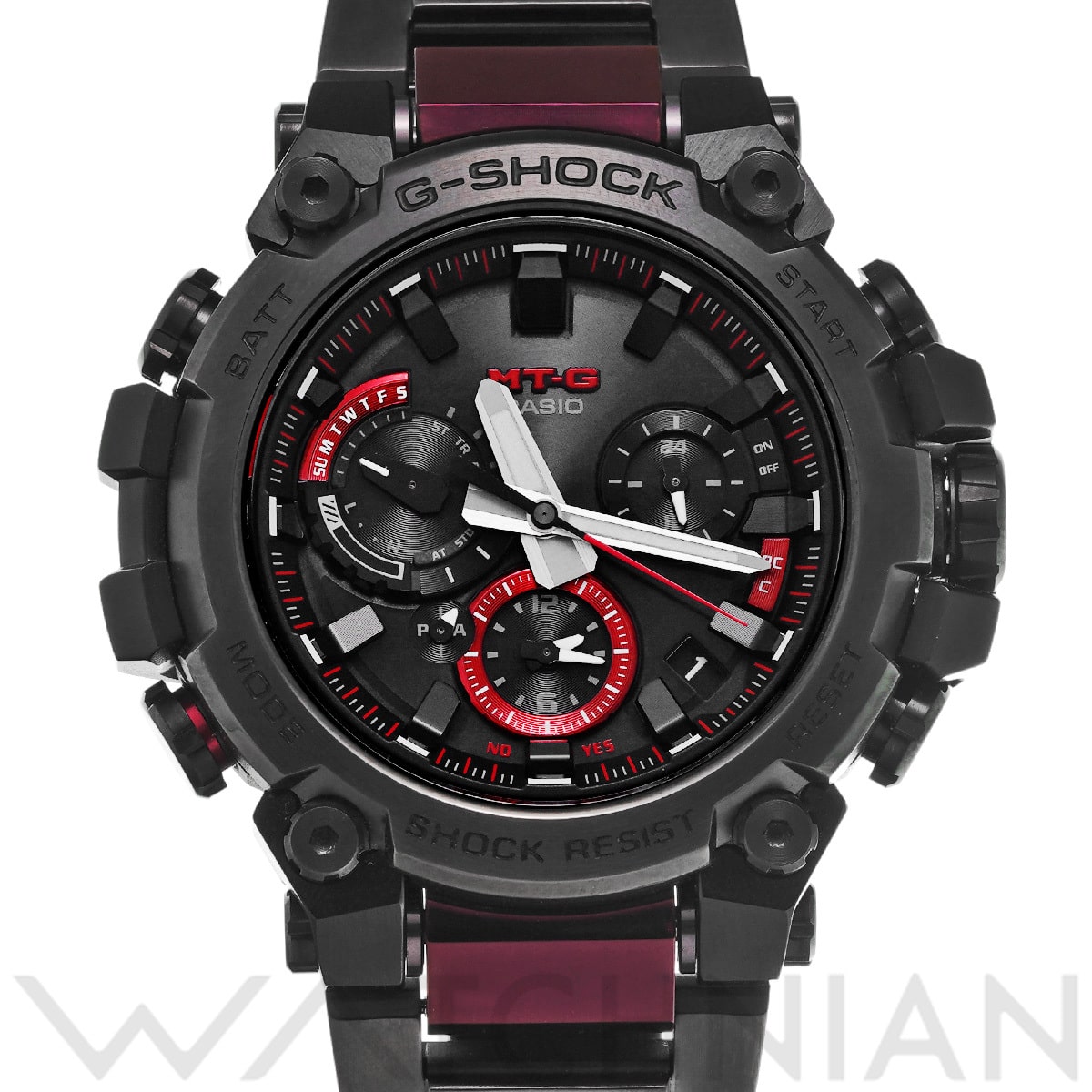 カシオ MTG-B3000シリーズ MTG-B3000BD-1AJF ブラック/レッド メンズ 時計 【中古】【wristwatch】