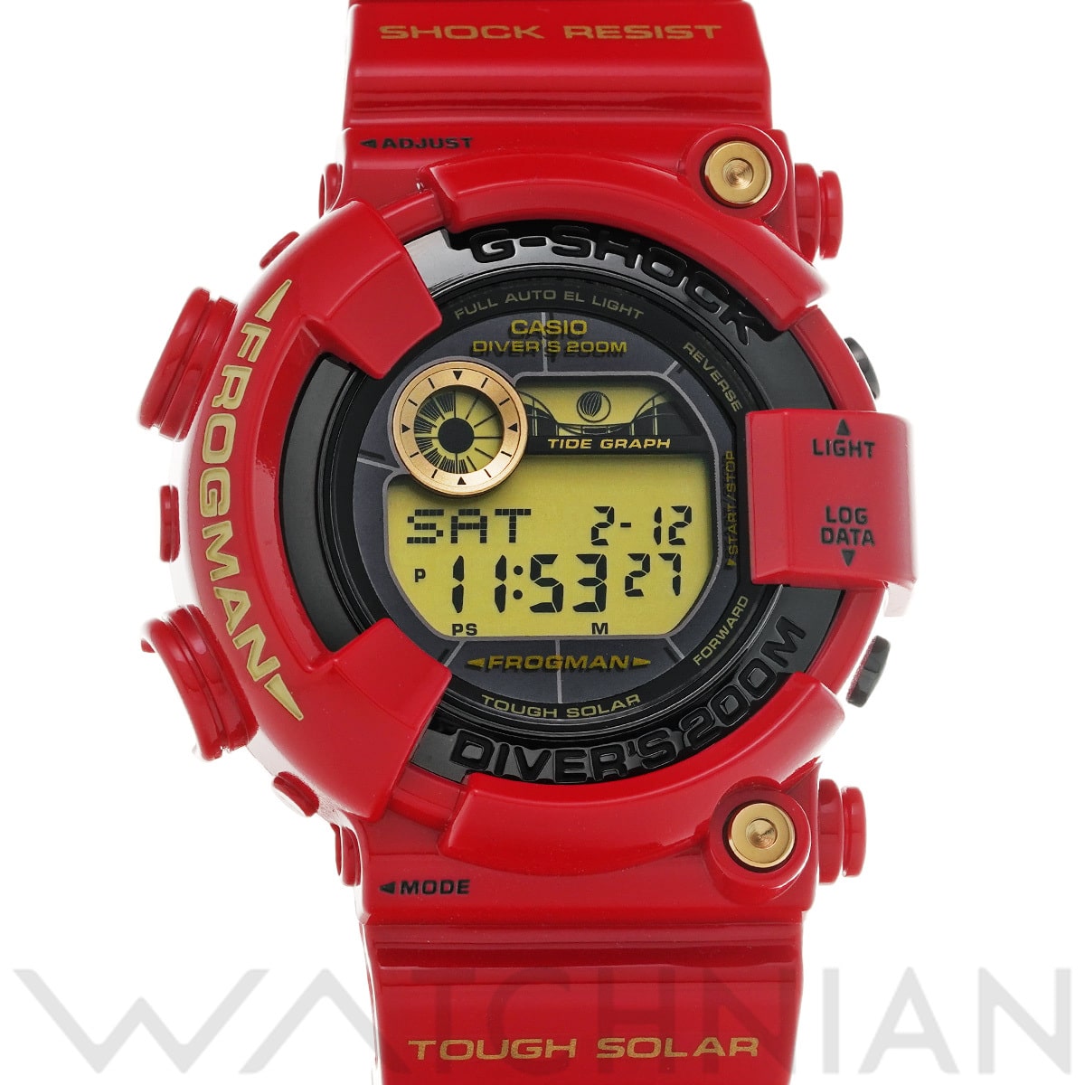 カシオ G-SHOCK フロッグマン ライジングレッド GF-8230A-4JR ブラック メンズ 時計 【中古】【wristwatch】