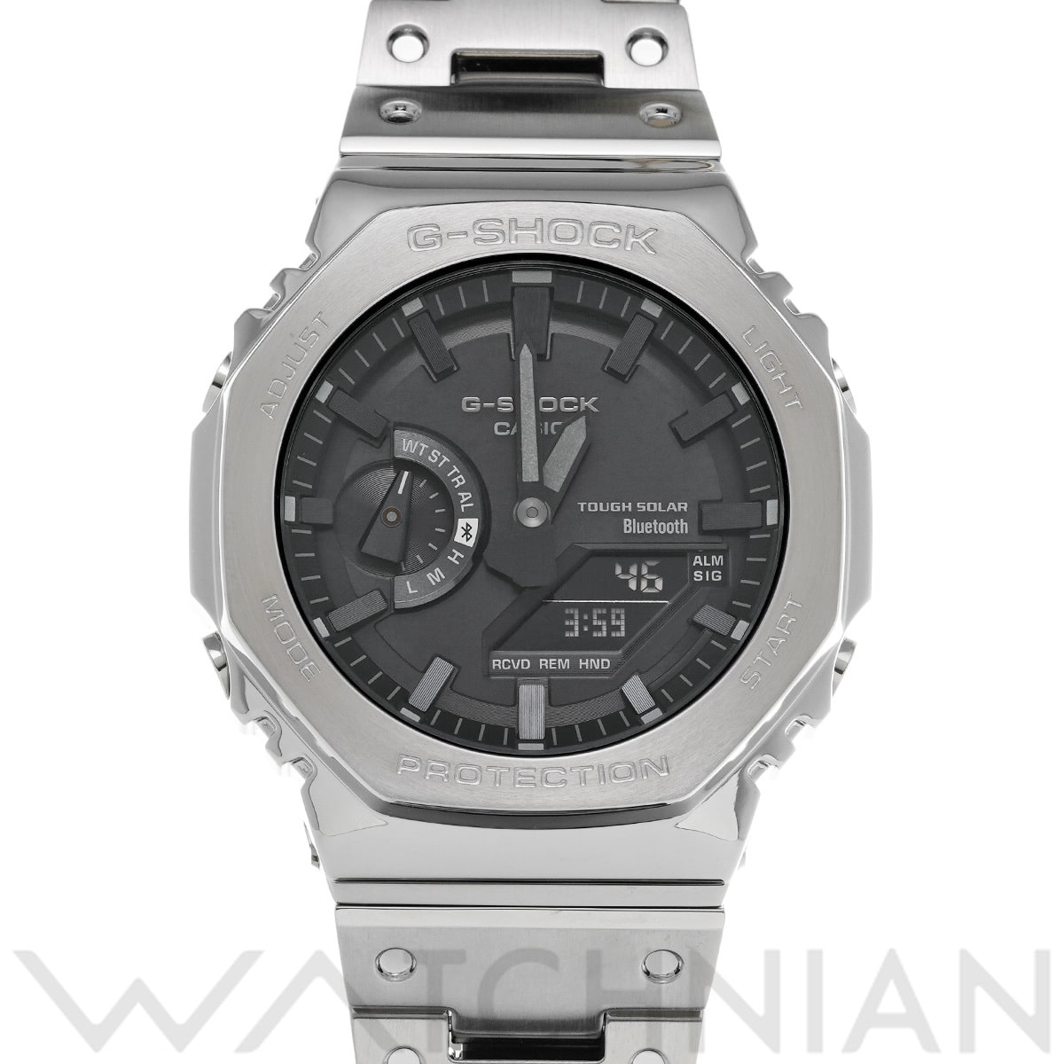 カシオ G-SHOCK GM-B2100シリーズ フルメタル GM-B2100D-1AJF ブラック メンズ 時計 【中古】【wristwatch】