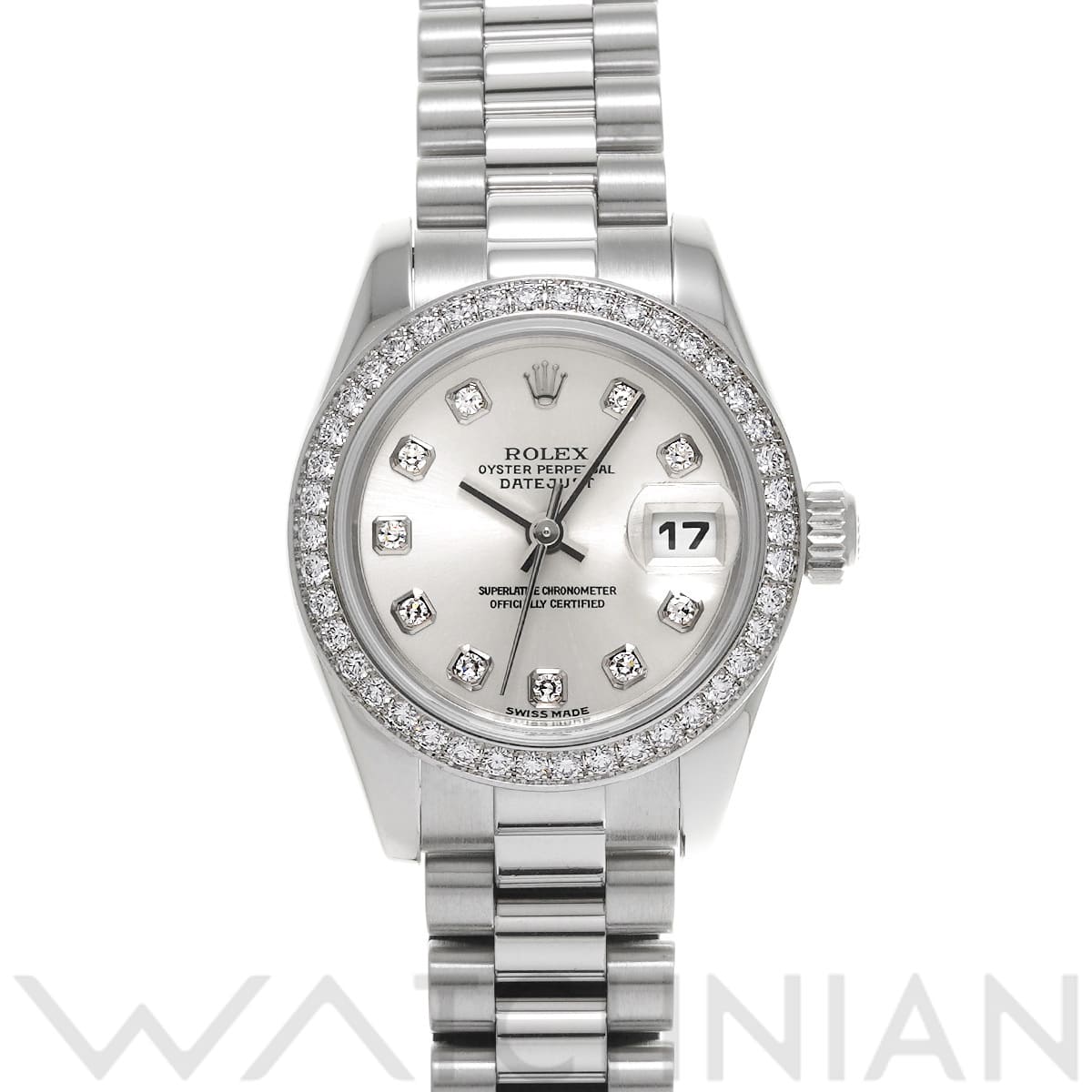 ロレックス デイトジャスト 179136G シルバー/ダイヤモンド レディース 時計 【中古】【wristwatch】