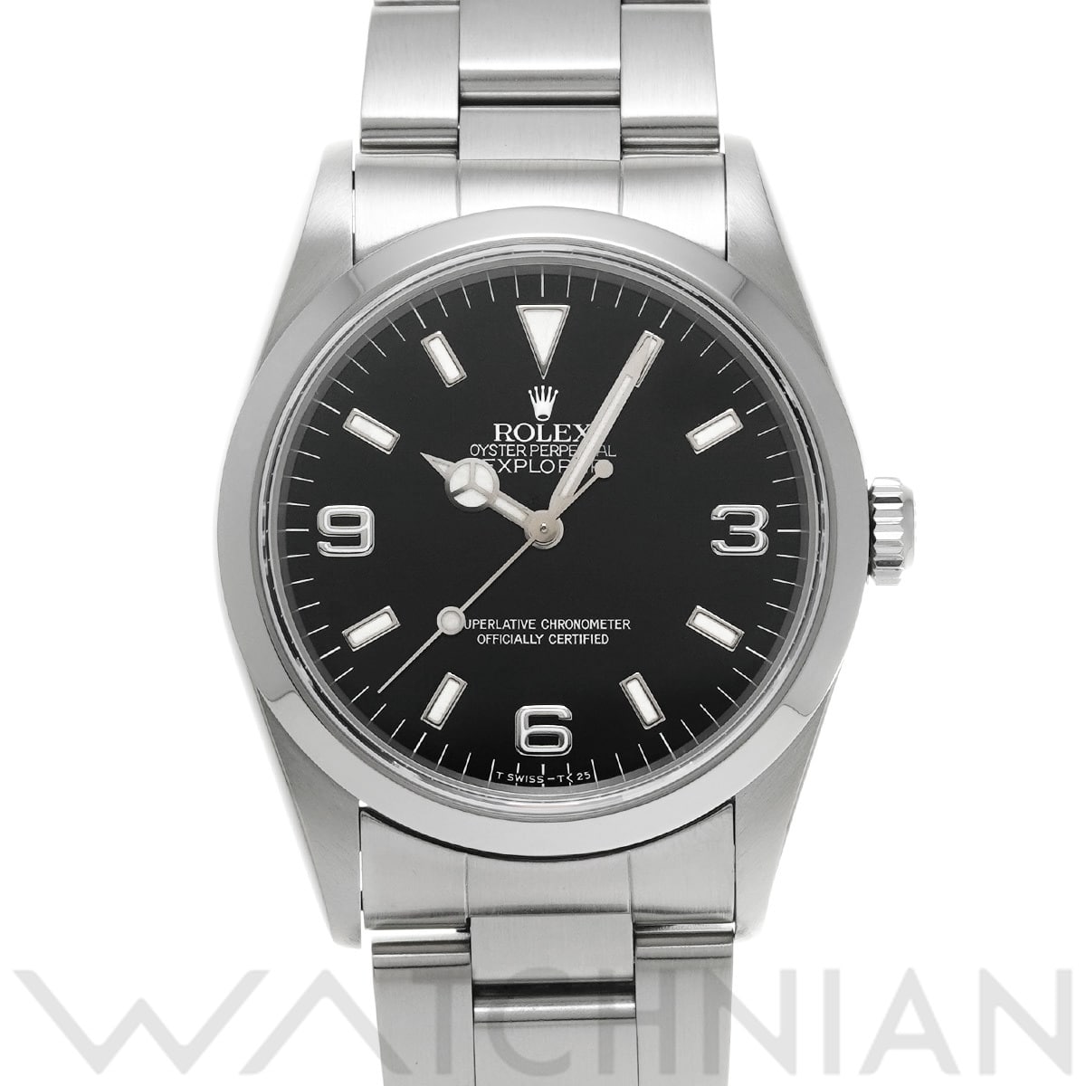 ロレックス エクスプローラー 14270 ブラック メンズ 時計 【中古】【wristwatch】
