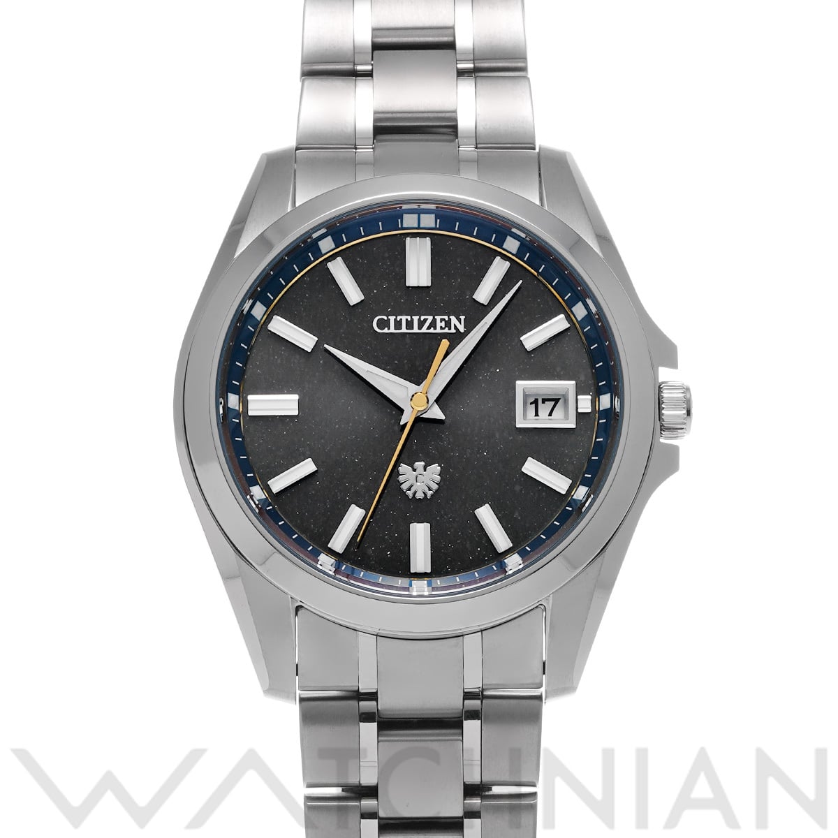 シチズン ザ・シチズン エコ・ドライブ  AQ4090-59E ブラック メンズ 時計 【中古】【wristwatch】