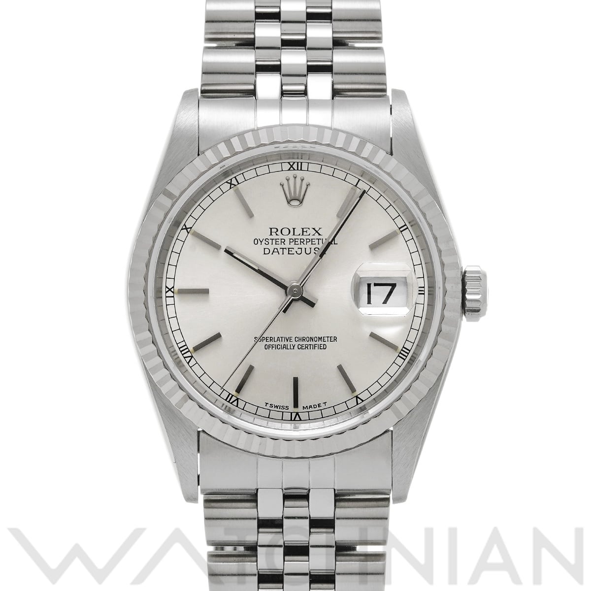 ロレックス デイトジャスト 16234 シルバー メンズ 時計 【中古】【wristwatch】
