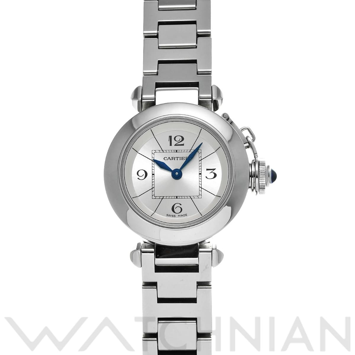 カルティエ ミスパシャ 2973 シルバー レディース 時計 【中古】【wristwatch】