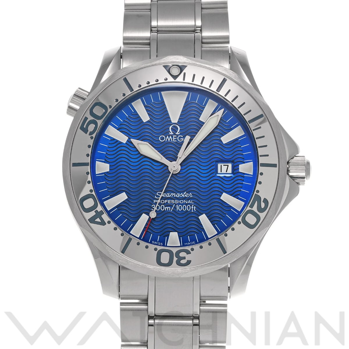 オメガ シーマスター プロフェッショナル 300 2265.80 ブルー メンズ 時計 【中古】【wristwatch】