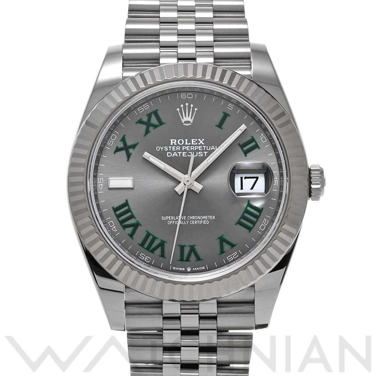 ロレックス デイトジャスト 41 126334 スレート メンズ 時計 【中古】【wristwatch】