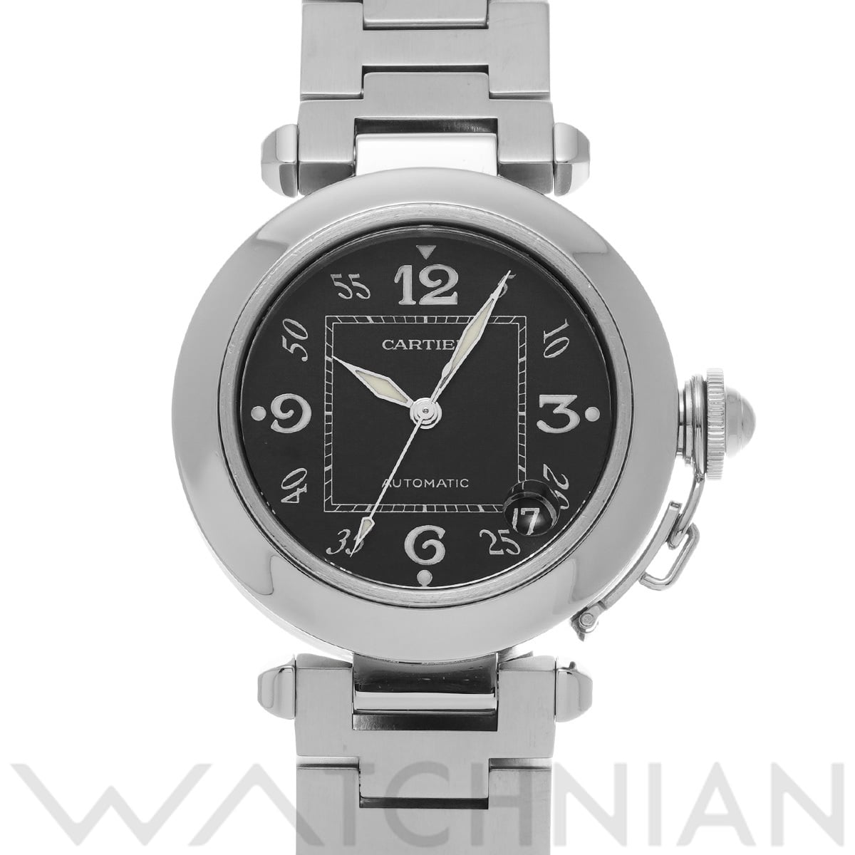 カルティエ パシャC W31043M7 ブラック ユニセックス 時計 【中古】【wristwatch】