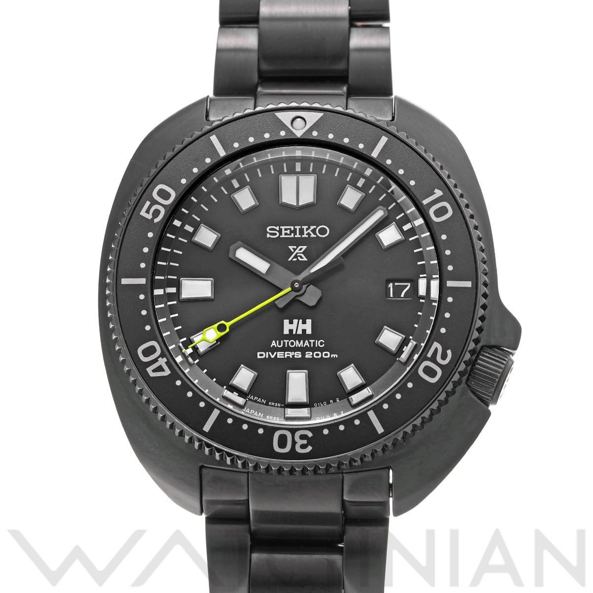 セイコー プロスペックス　HELLY HANSENコラボレーション限定モデル SBDC181 ブラック メンズ 時計 【中古】【wristwatch】