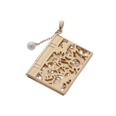 ミキモト クリスマスブック ペンダントトップ ゴールド K18イエローゴールド YG レディース ジュエリー 【中古】【jewelry】