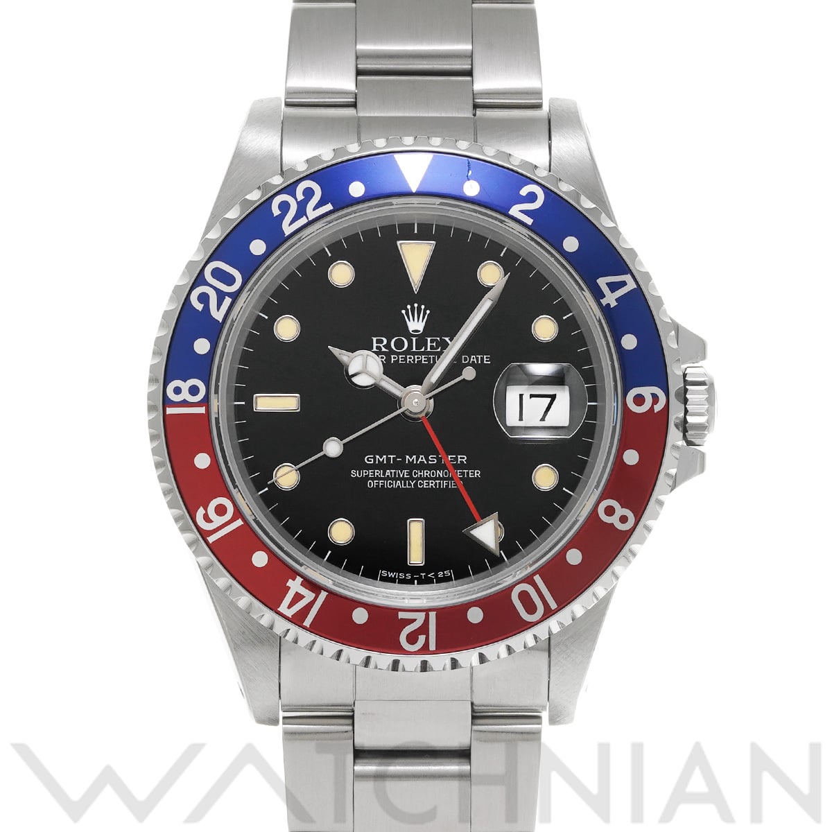 ロレックス GMTマスター 16700 ブラック メンズ 時計 【中古】【wristwatch】