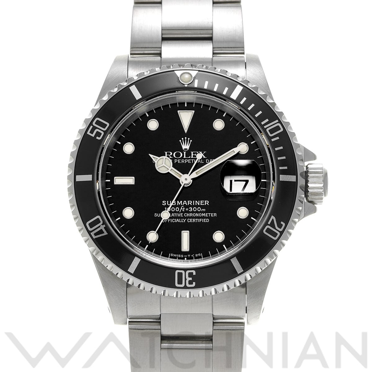 ロレックス サブマリーナ デイト 16610 ブラック メンズ 時計 【中古】【wristwatch】