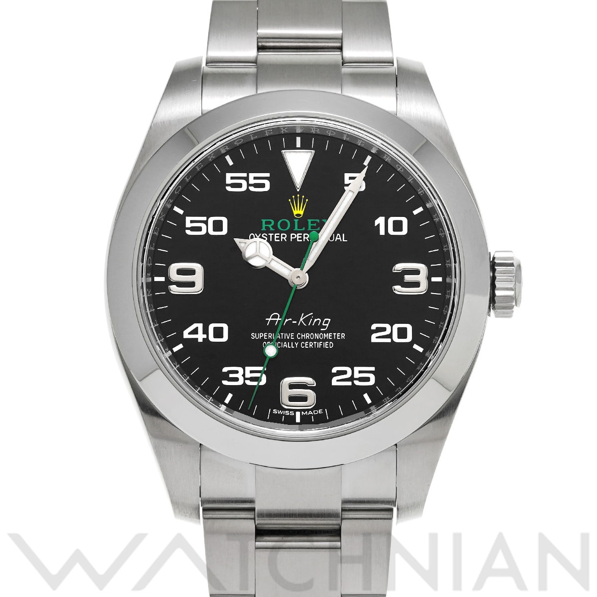 ロレックス エアキング 116900 ブラック メンズ 時計 【中古】【wristwatch】