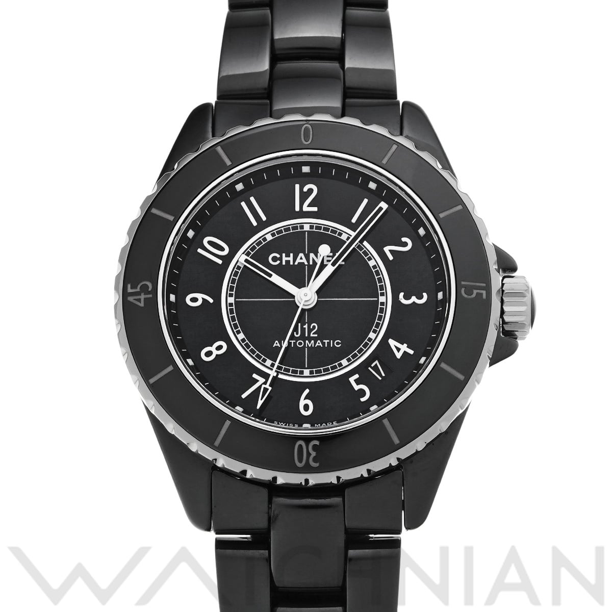 シャネル J12 キャリバー12.1 38MM H5697 ブラックラッカー メンズ 時計 【中古】【wristwatch】