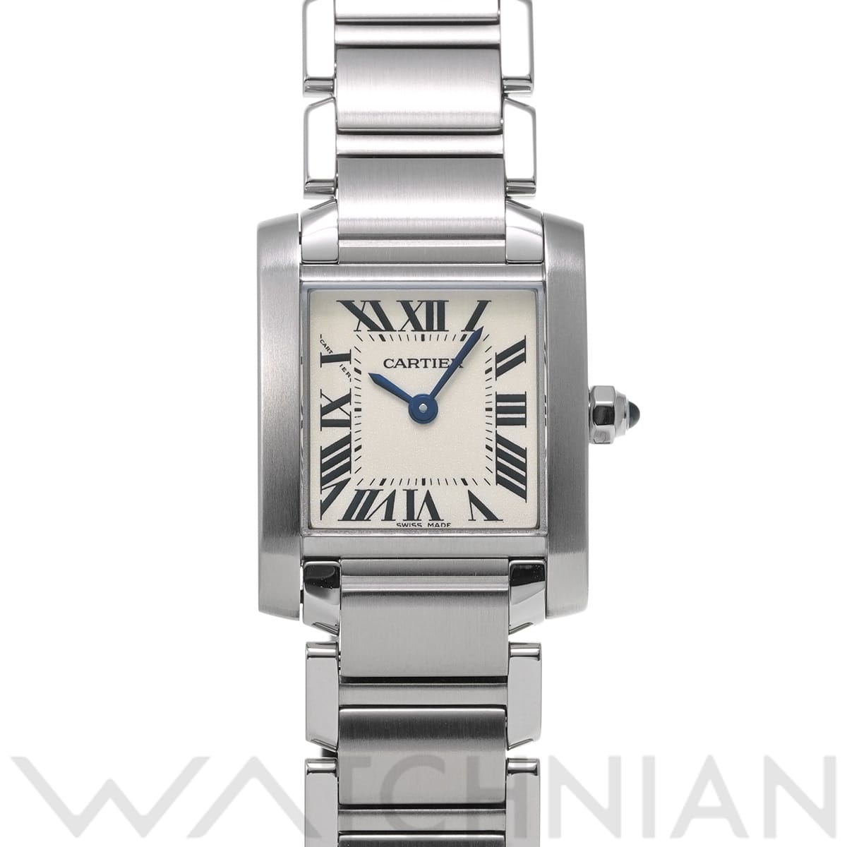 カルティエ タンクフランセーズ SM　 W51008Q3 シルバー レディース 時計 【中古】【wristwatch】
