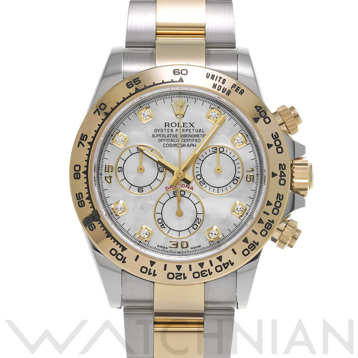 ロレックス コスモグラフ デイトナ 116503NG ホワイトシェル/ダイヤモンド メンズ 時計 【中古】【wristwatch】