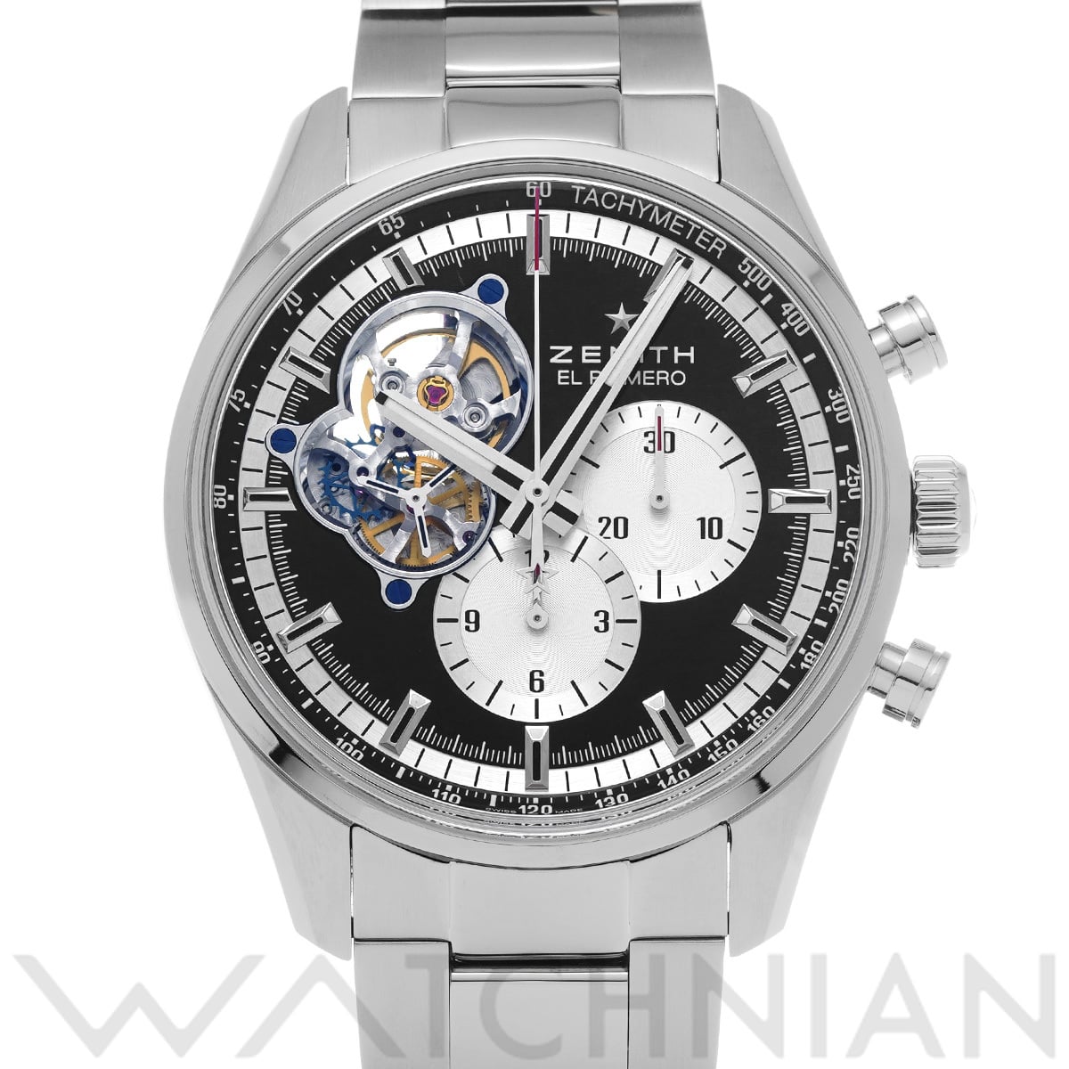 ゼニス クロノマスター エル・プリメロ 1969 03.2042.4061/21.M2040 ブラック メンズ 時計 【中古】【wristwatch】