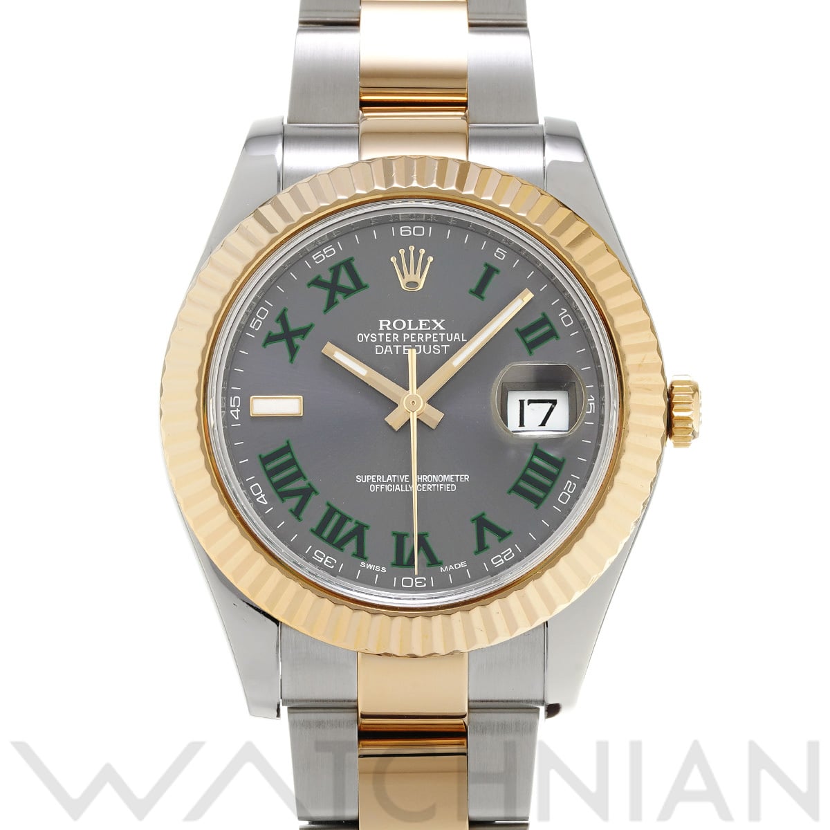 ロレックス デイトジャストII 116333 スレート メンズ 時計 【中古】【wristwatch】