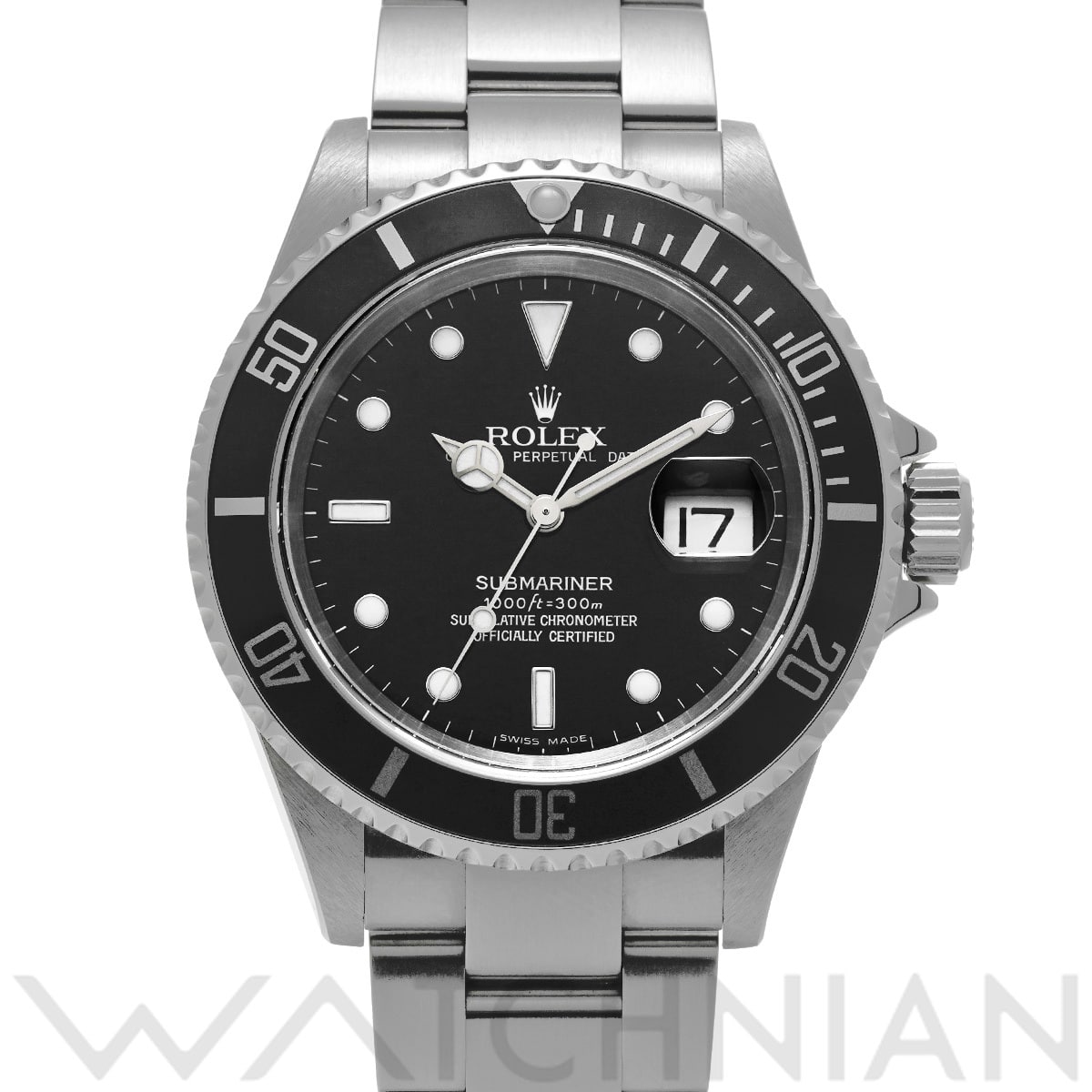 ロレックス サブマリーナ デイト 16610 ブラック メンズ 時計 【中古】【wristwatch】