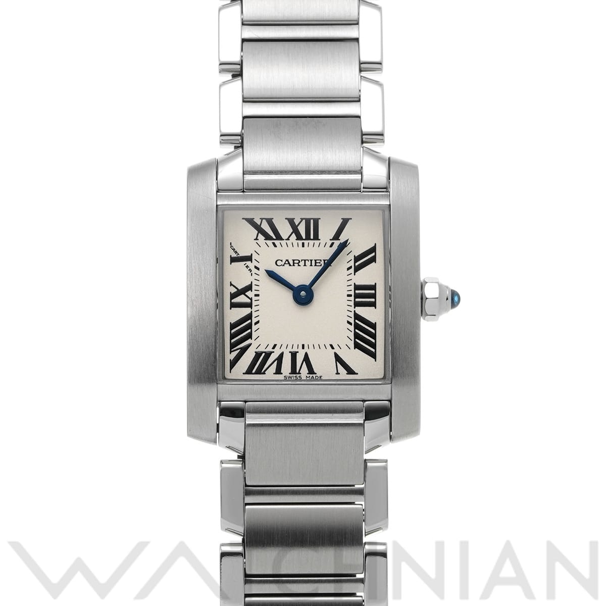 カルティエ タンクフランセーズ SM　 W51008Q3 シルバー レディース 時計 【中古】【wristwatch】
