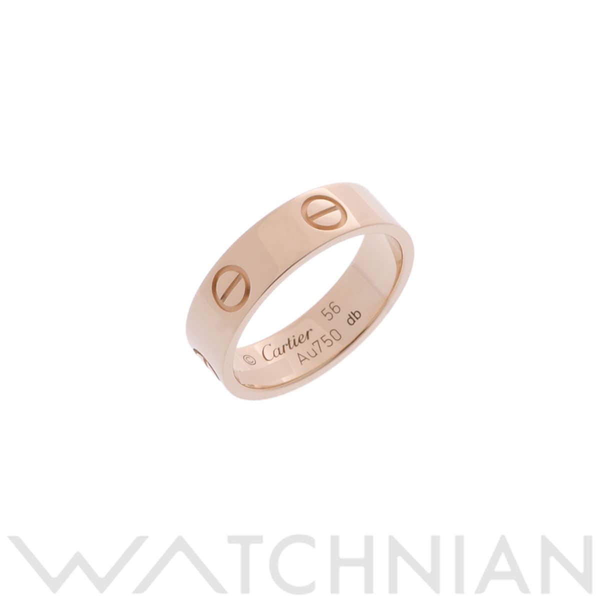 カルティエ ラブリング #56 ゴールド CRB4084656 K18イエローゴールド YG レディース ジュエリー 【中古】【jewelry】