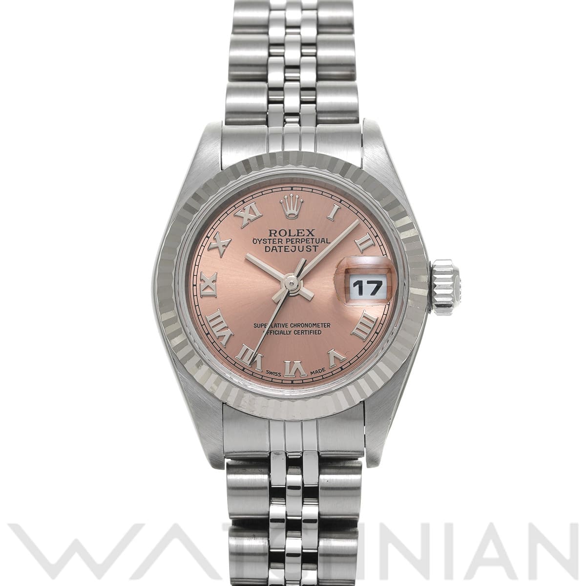 ロレックス デイトジャスト 79174 ピンク レディース 時計 【中古】【wristwatch】