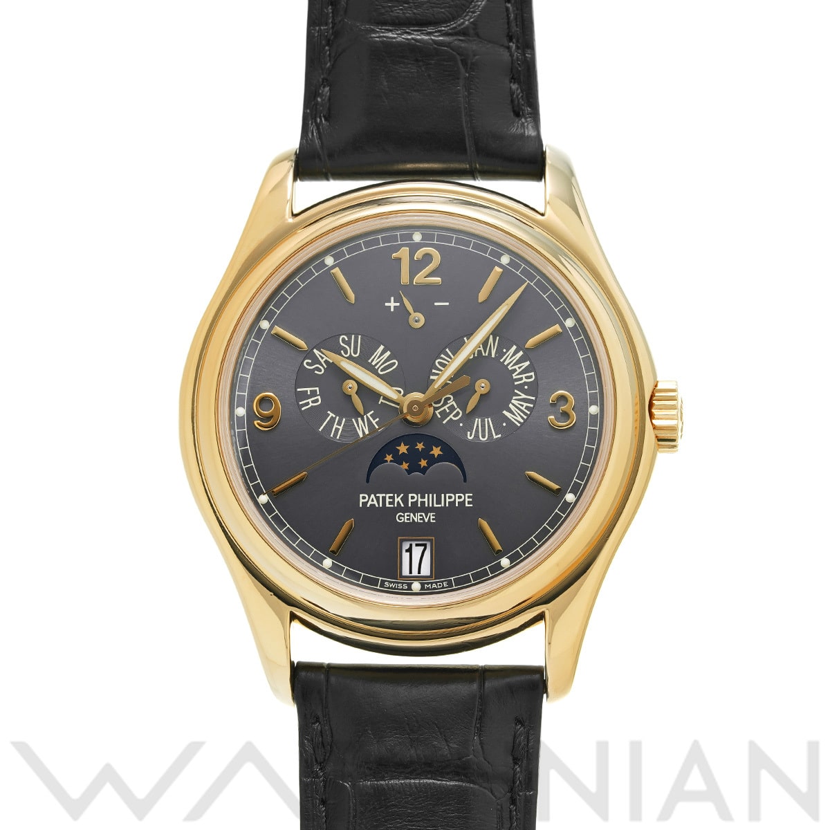 パテック フィリップ アニュアルカレンダー 5146J-010 グレー メンズ 時計 【中古】【wristwatch】
