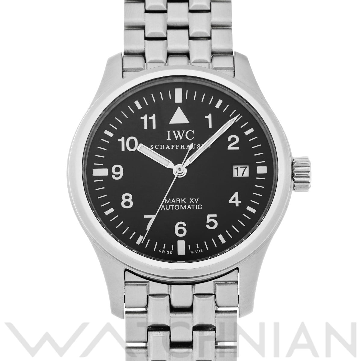 IWC パイロットウォッチ マーク XV IW325301 ブラック メンズ 時計 【中古】【wristwatch】