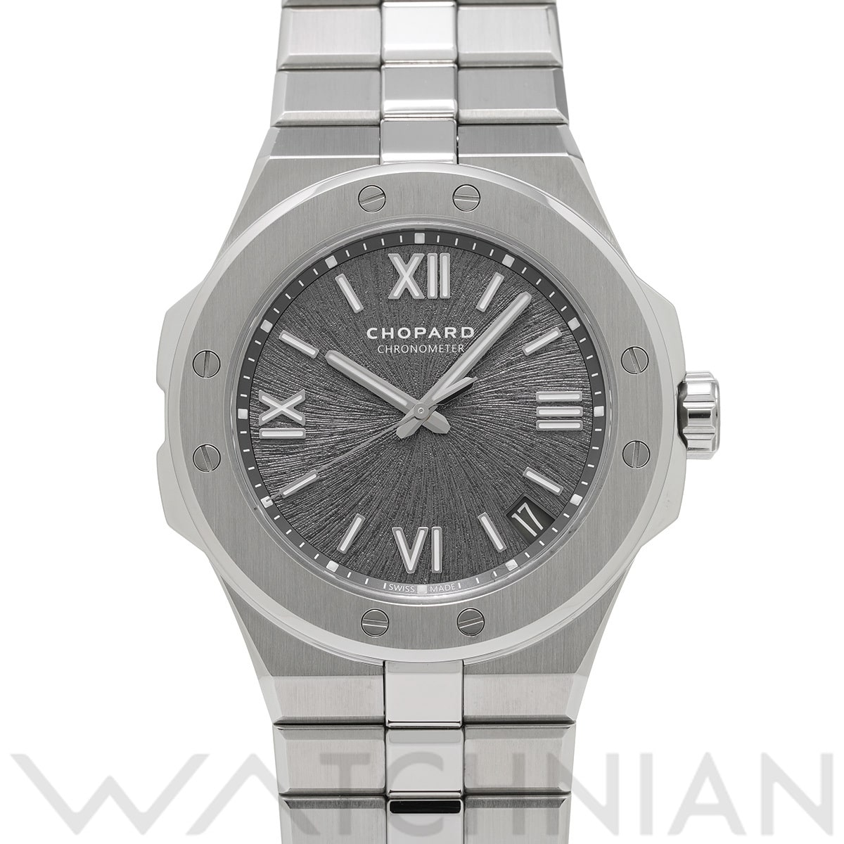 ショパール アルパイン イーグル 41 298600-3002 グレー メンズ 時計 【中古】【wristwatch】