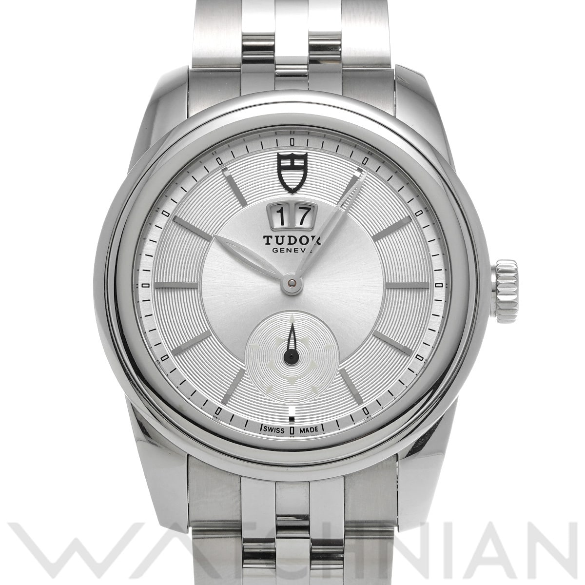 チューダー / チュードル グラマー ダブルデイト 57000 シルバー メンズ 時計 【中古】【wristwatch】